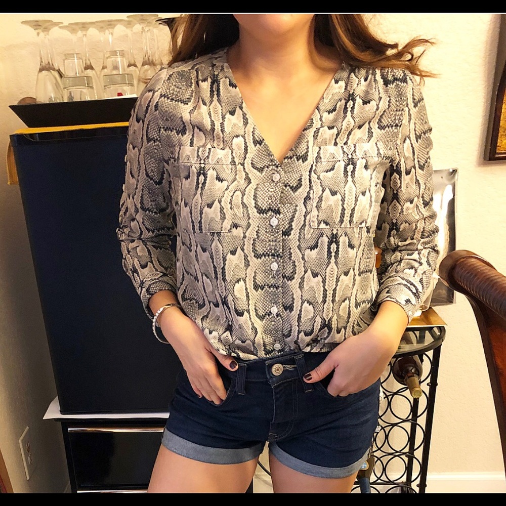 Express long sleeve blouse